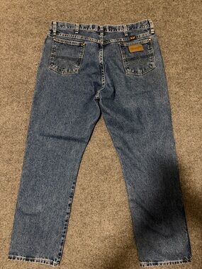 Wrangler Men's Fit Jeans - Denim Blue, 36x30